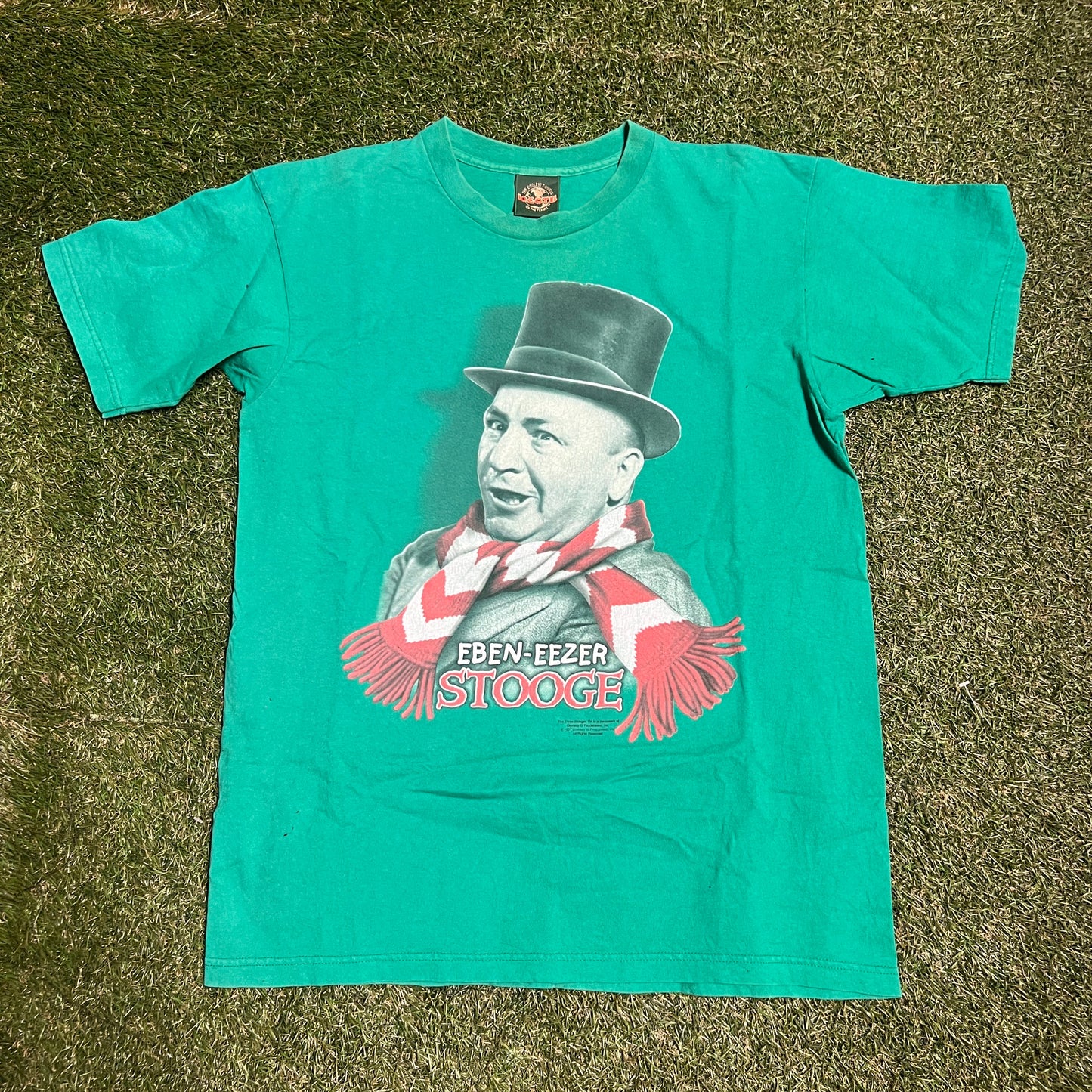 1997 Eben-Eezer Stooge Green Tee Size Large USED v13626