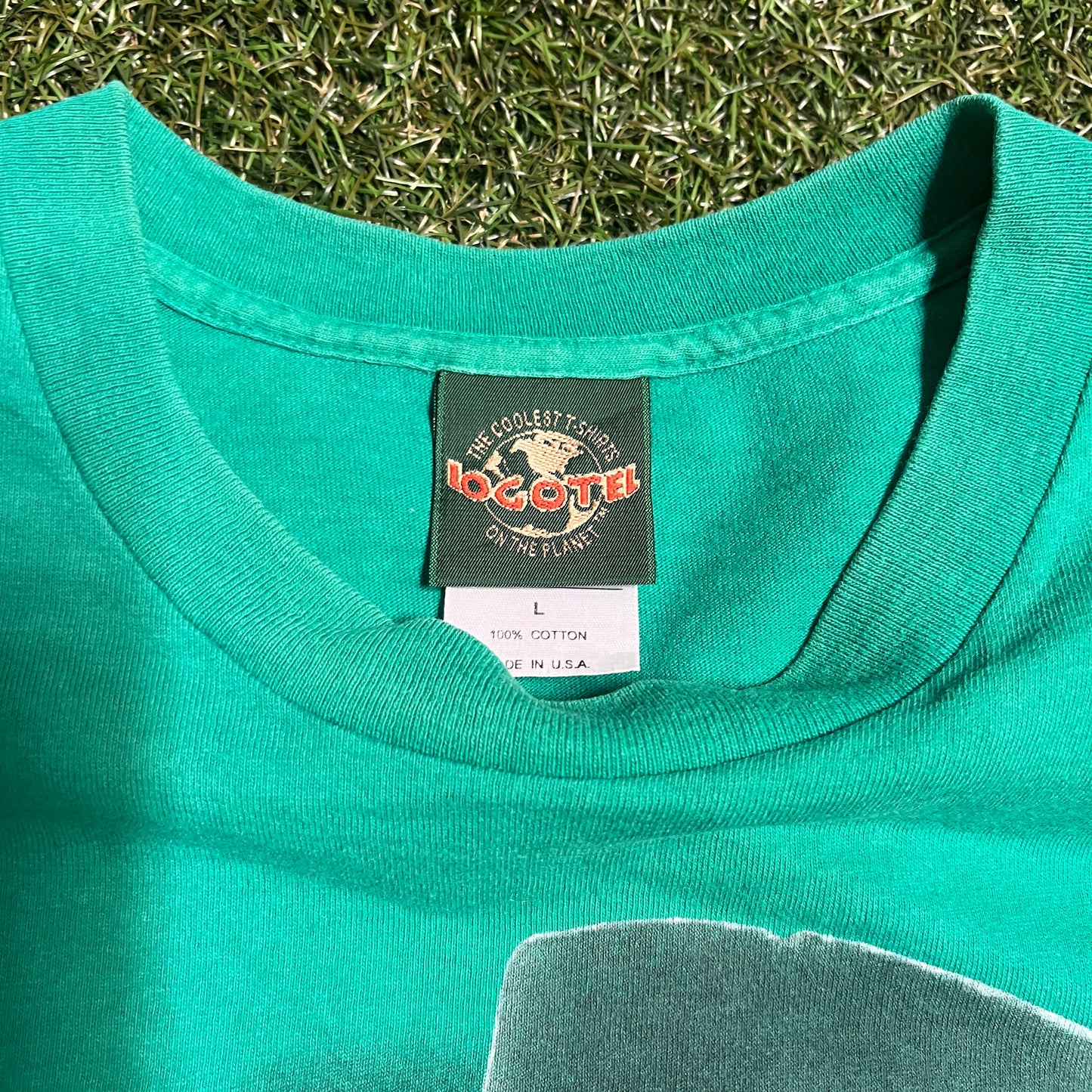 1997 Eben-Eezer Stooge Green Tee Size Large USED v13626