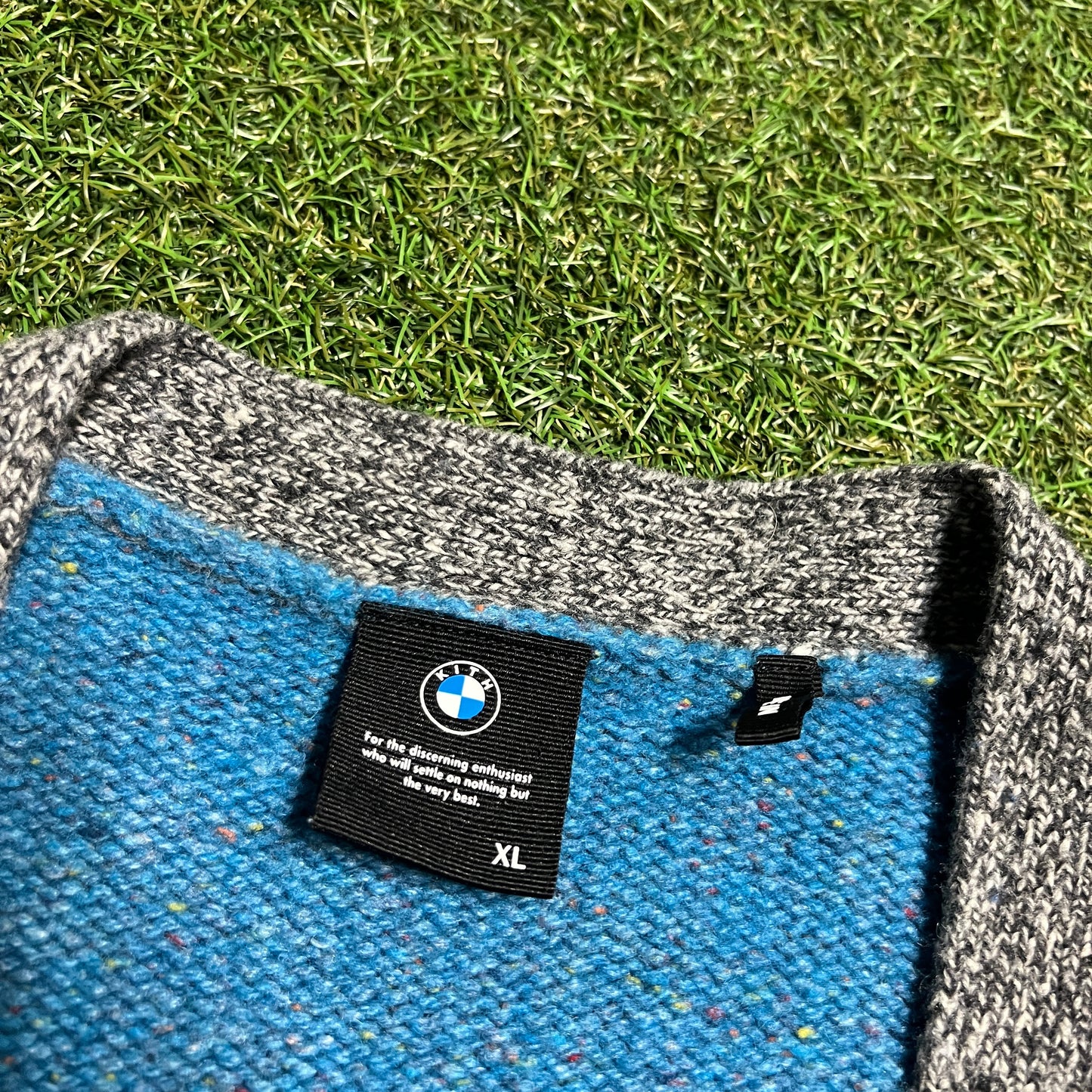 Kith BMW E30 M3 Sweater Blue/Red/Grey Size XL USED x10805