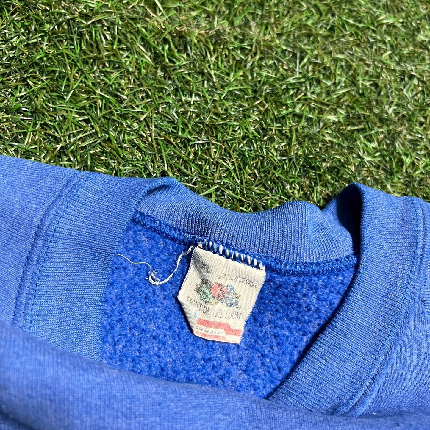 1990s New York Giants Blue Crewneck Size XL USED v13729