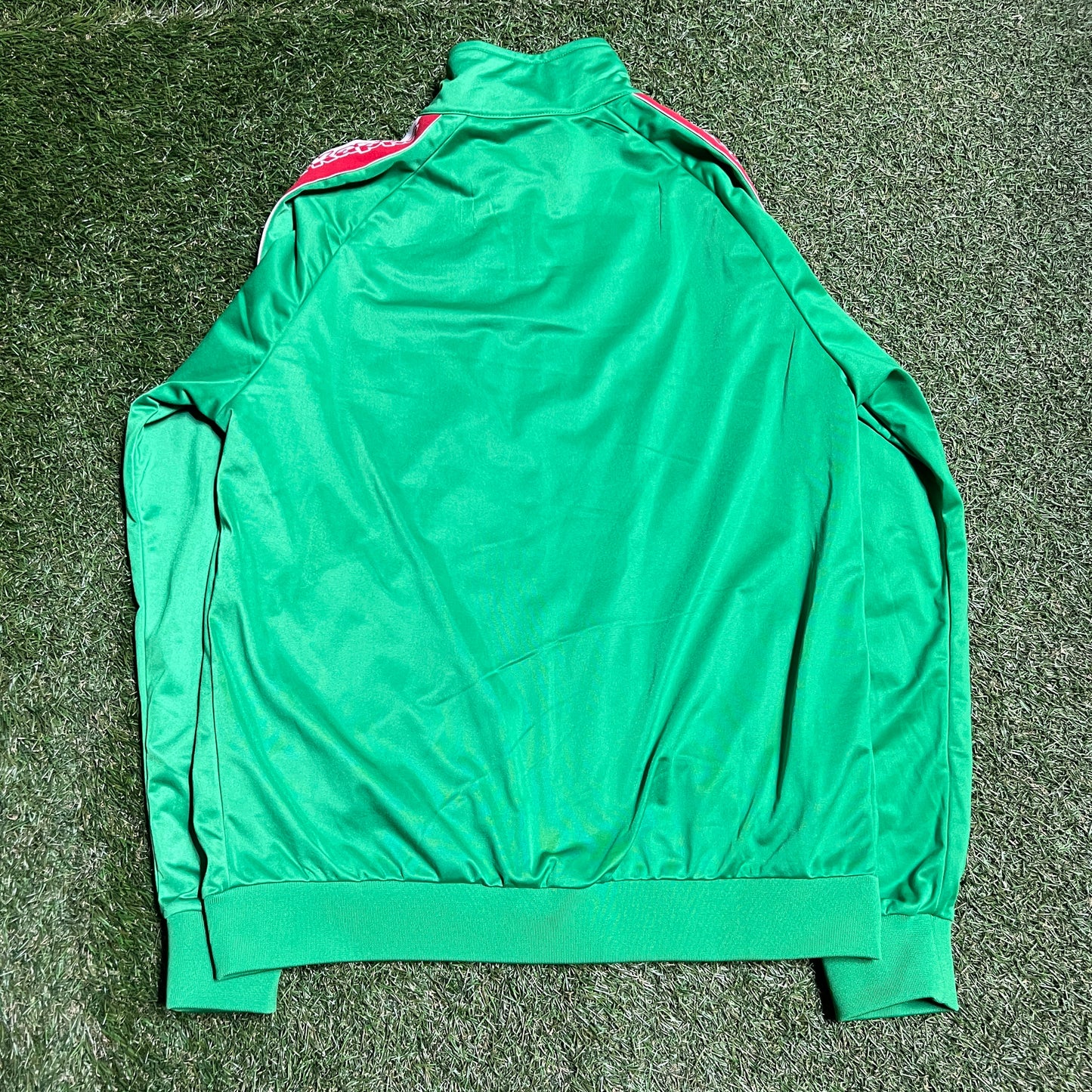 Kappa Track Top Sleeve Hits Green Size XXL NEW v13732