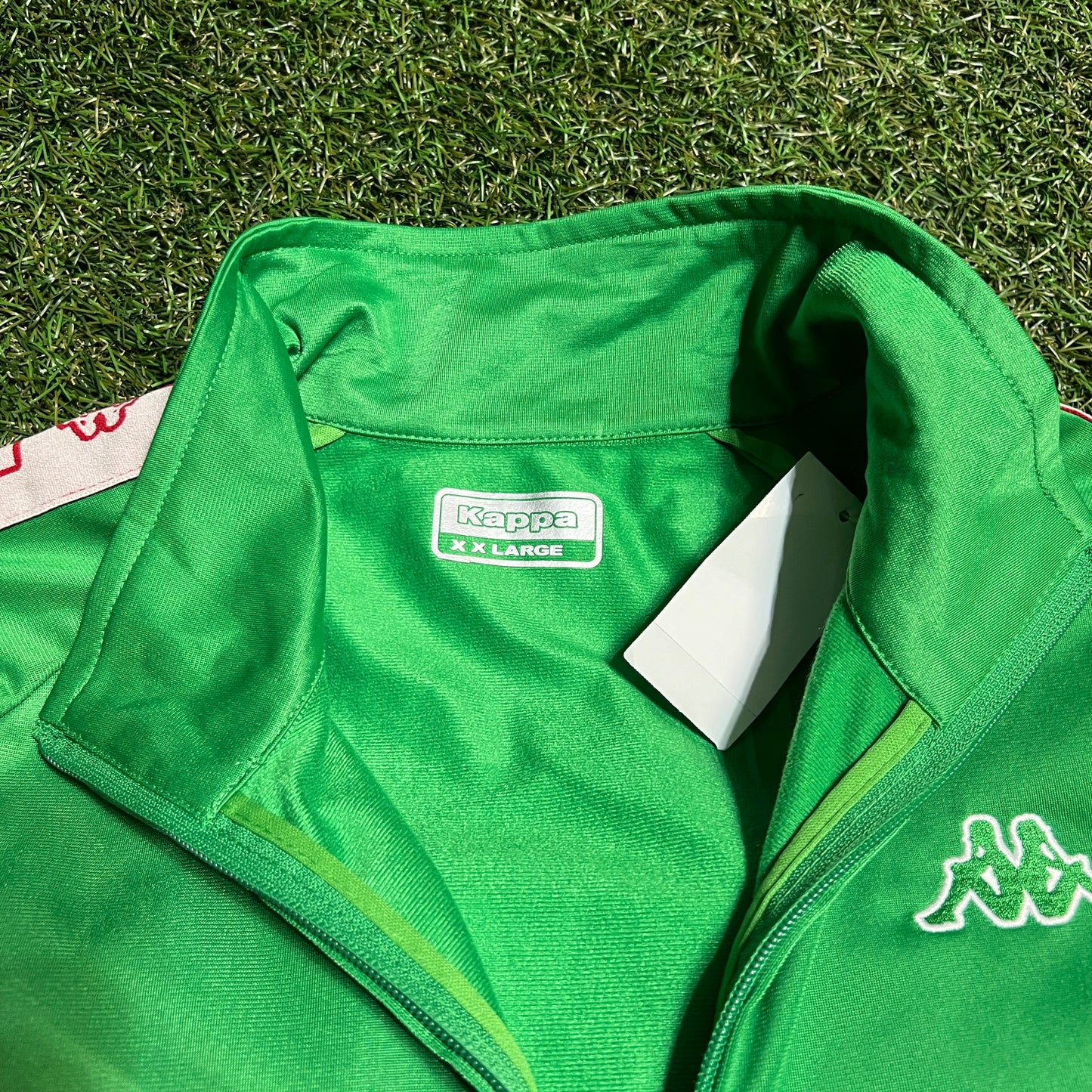 Kappa Track Top Sleeve Hits Green Size XXL NEW v13732