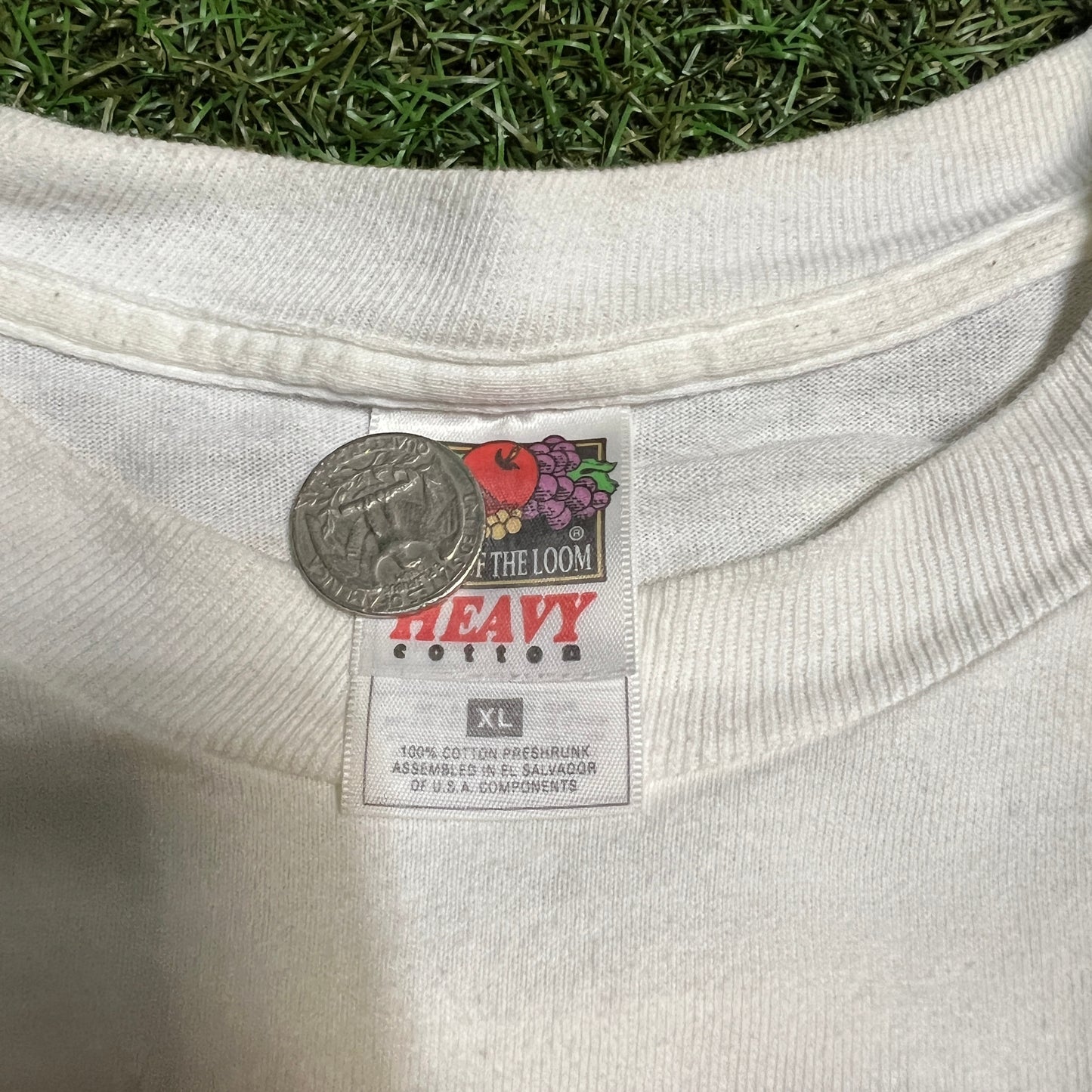 1990's Clockwork Orange Movie Promo White Tee Size XL USED v13779