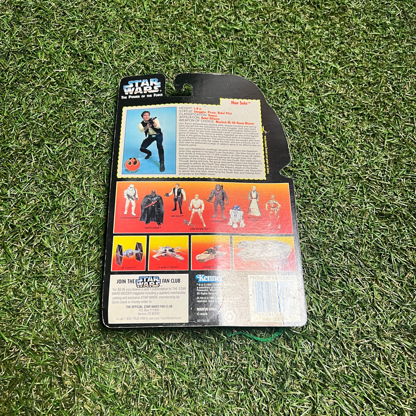 1995 Star Wars Han Solo Action Figure NEW v13809