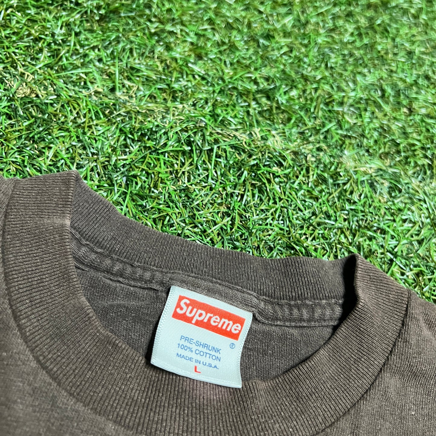 2001 Supreme Bunny Wailer tee brown Size Large USED x11074