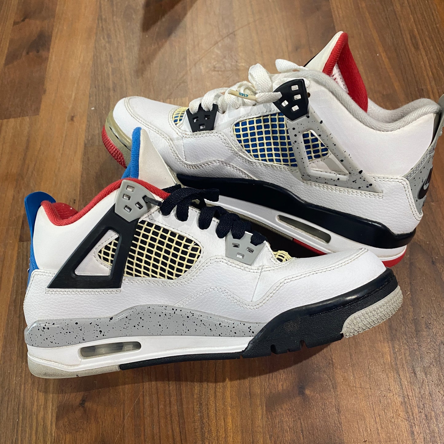 Jordan 4 What The (GS) Size 6y USED s13737