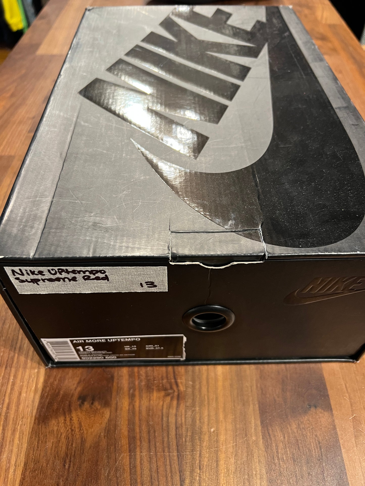 Nike Air Uptempo Supreme Uptempo Red Size 13 NEW