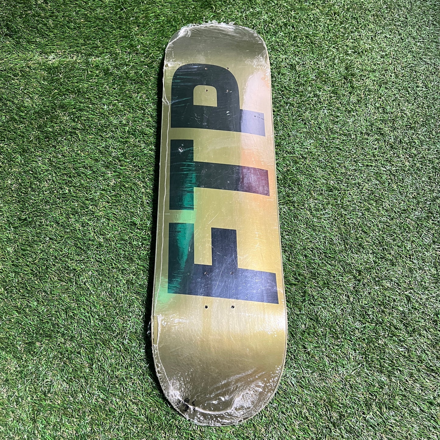 FTP Golden Skateboard Size 8.25 NEW x6471