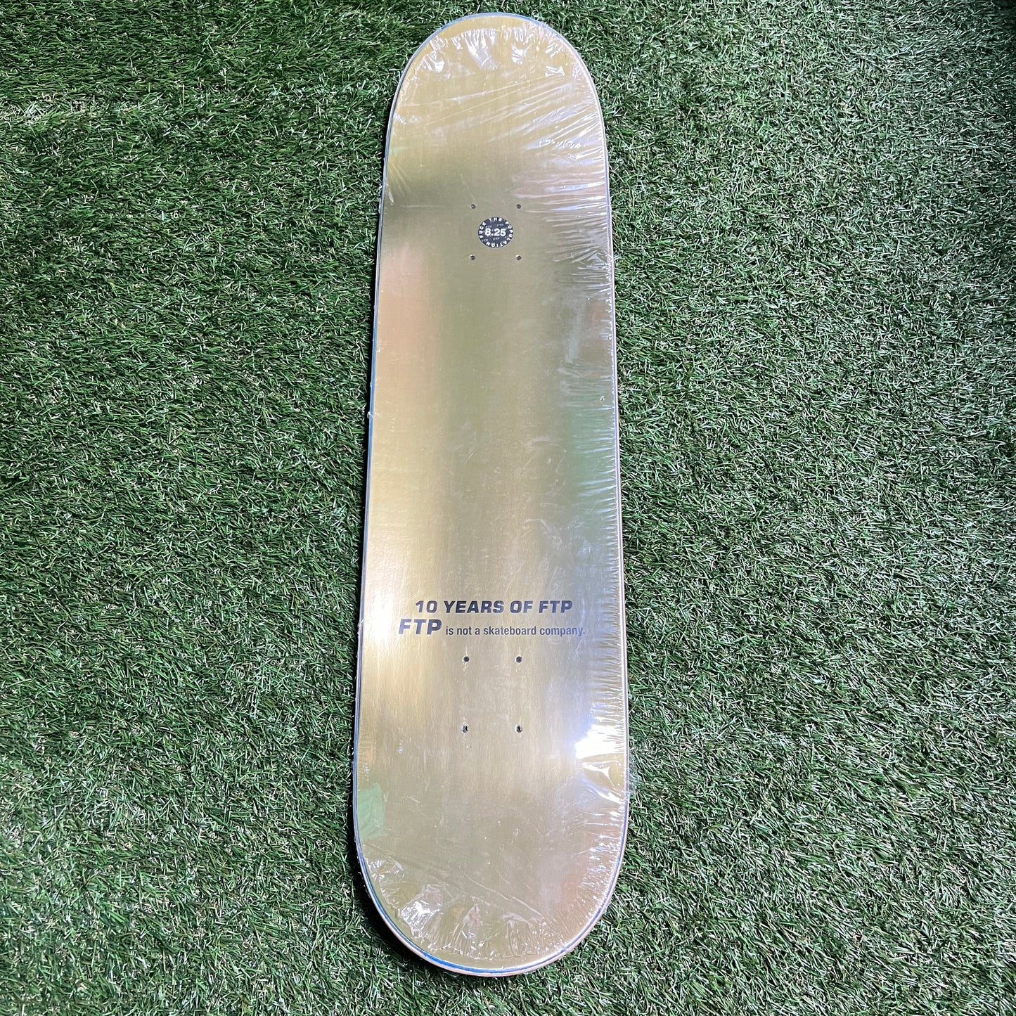 FTP Golden Skateboard Size 8.25 NEW x6471