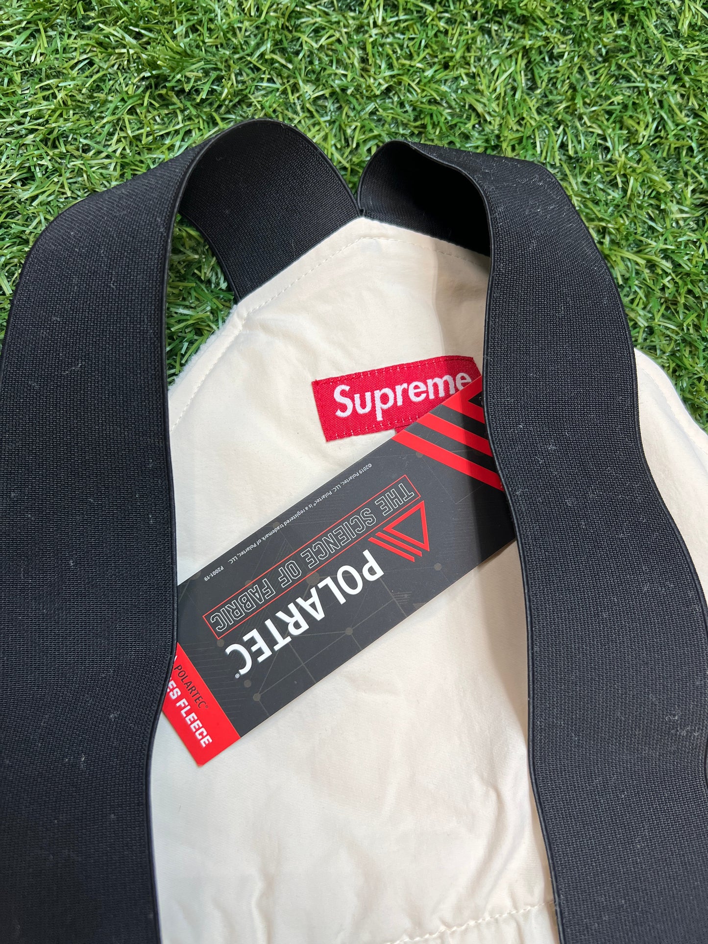 Supreme Polartec Wool Overalls Natural Size Medium NEW