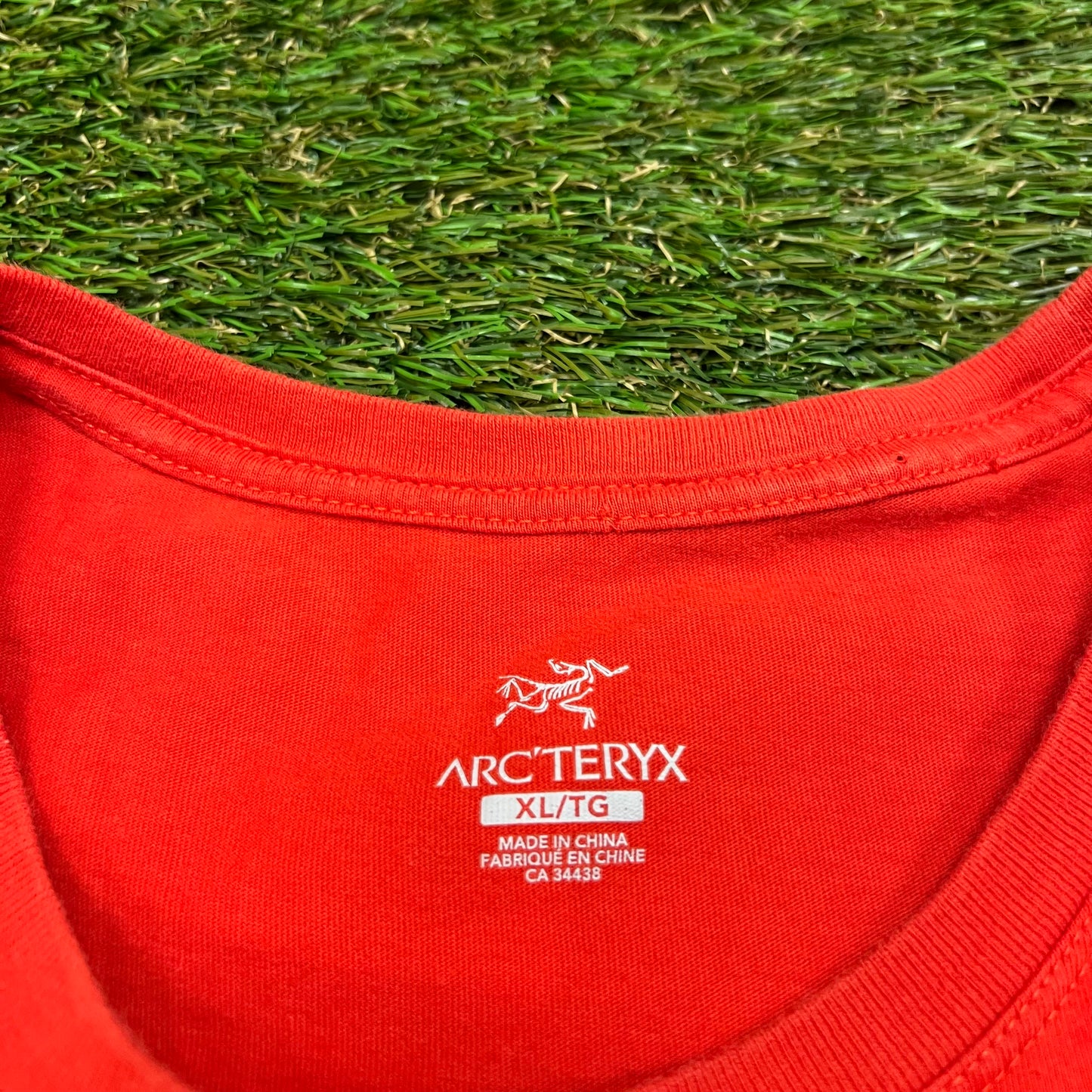Arcteryx Red Logo Tee Size XL USED