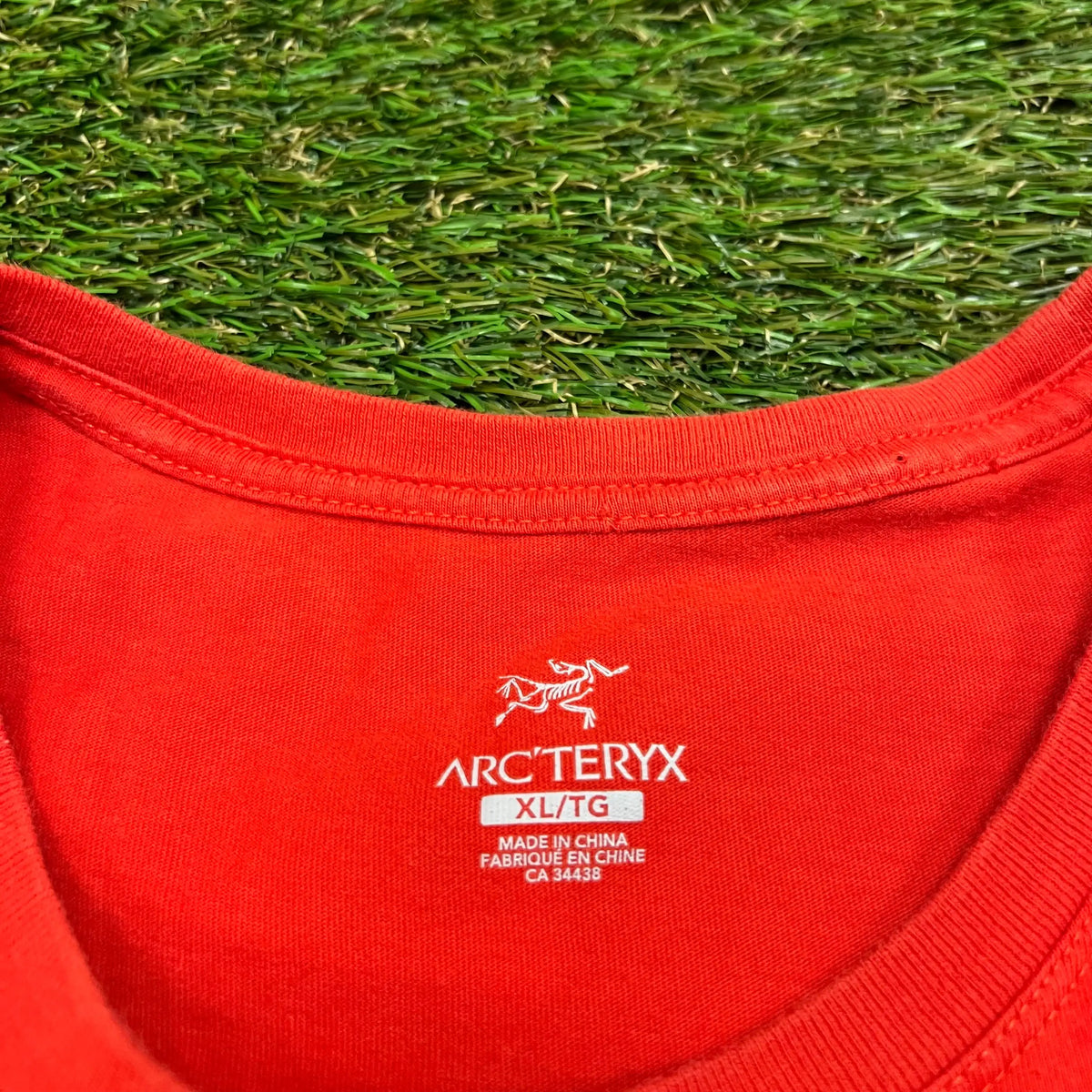 Arcteryx Red Logo Tee Size XL USED