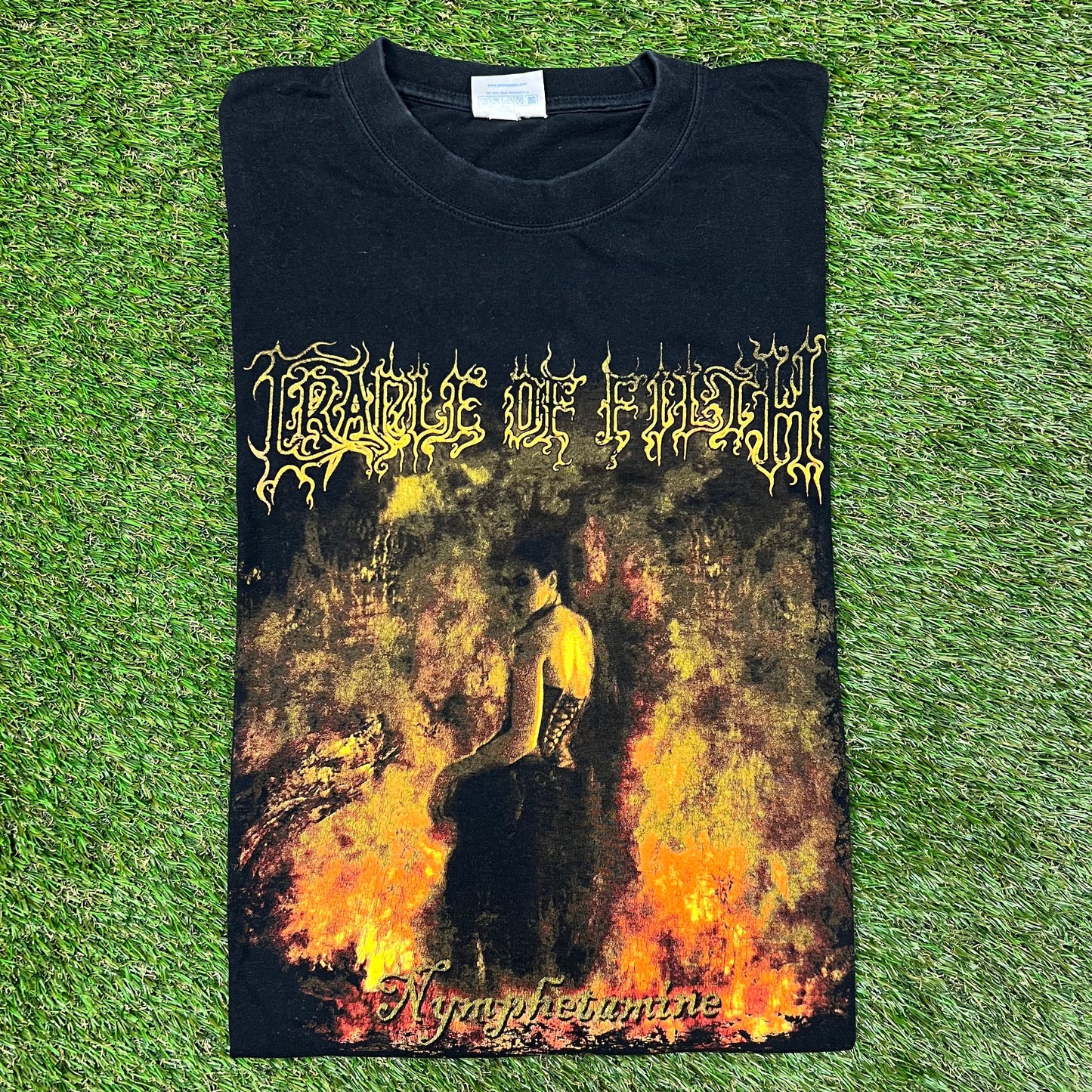 1990s Cradle of Filth Nymphetamine Tee Size XL USED