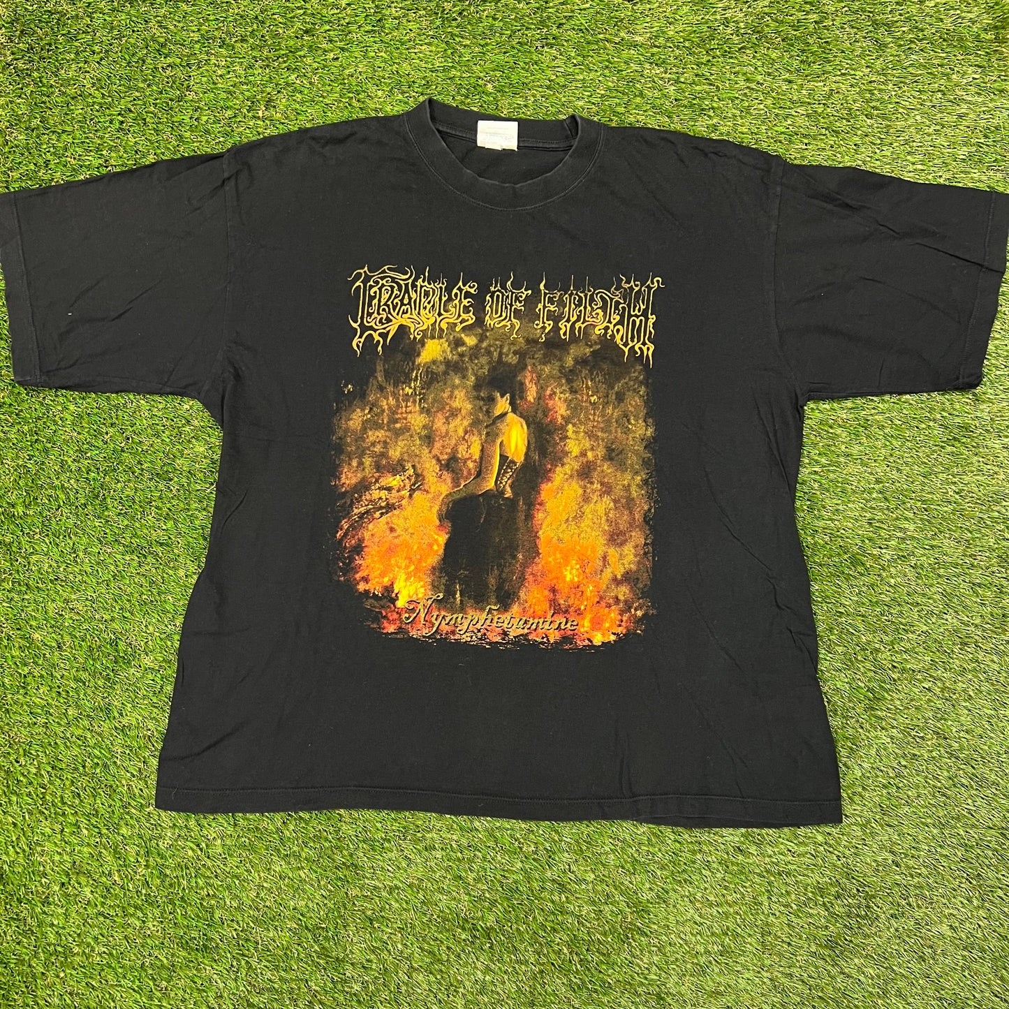 1990s Cradle of Filth Nymphetamine Tee Size XL USED