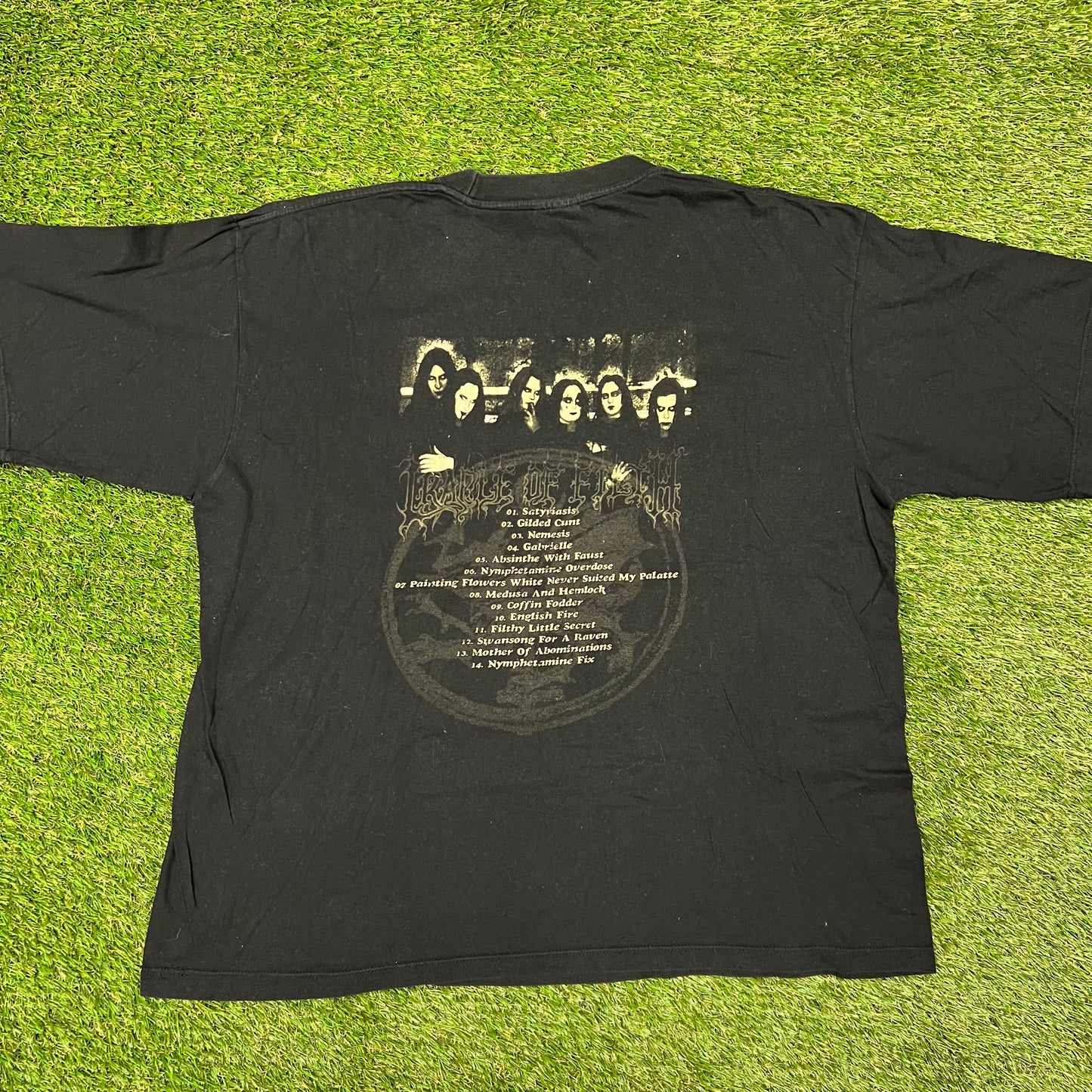 1990s Cradle of Filth Nymphetamine Tee Size XL USED