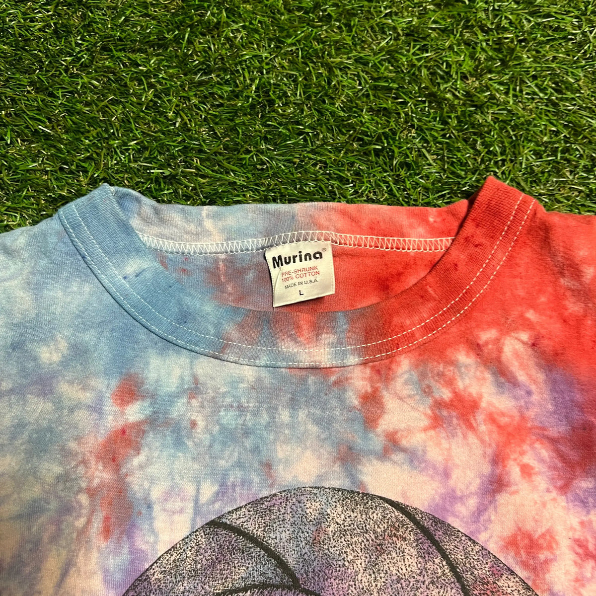 Denis Rodman '96 Tie Dye Tank Top Size Large USED V7955