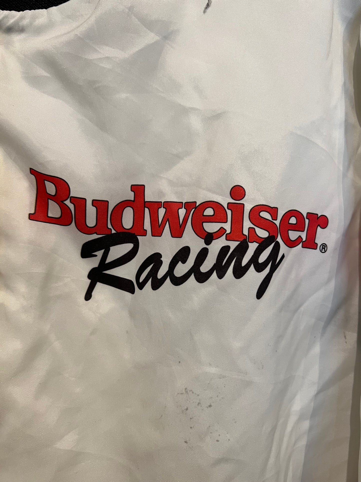 Budweiser 1990s Racing full print light jacket Size Large USED