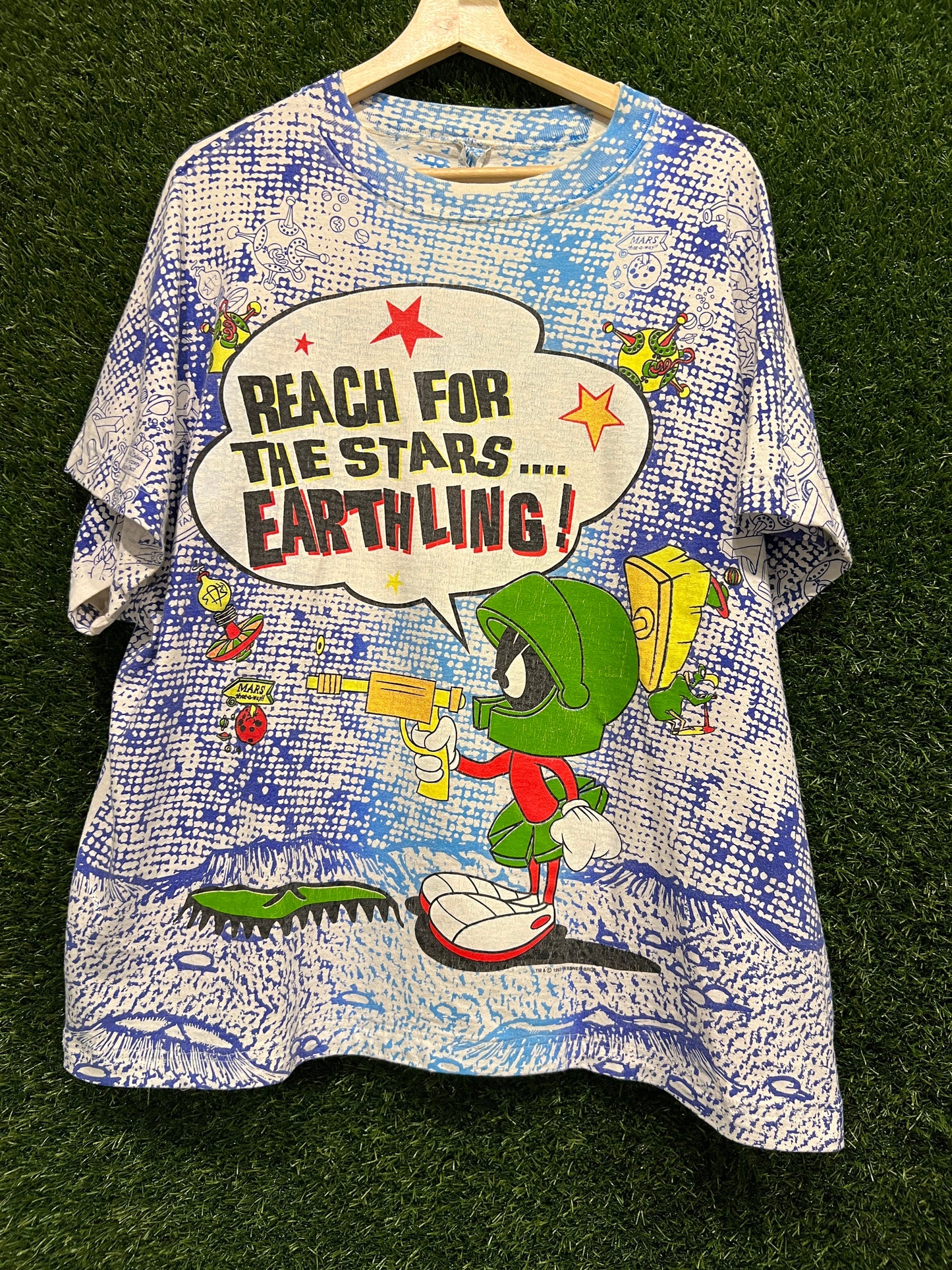 Marvin the Martain Reach for the stars 1993 Full Print Size Medium USED