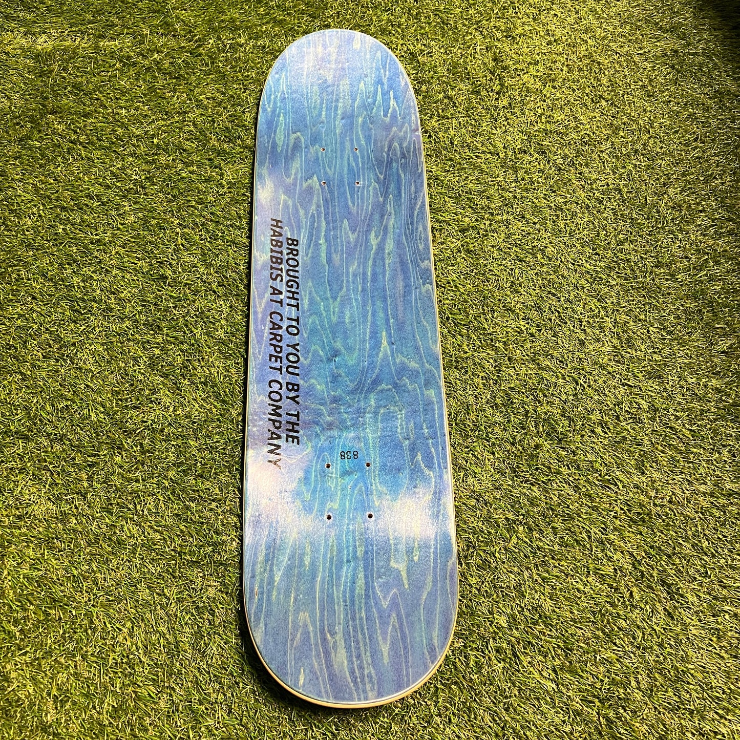Carpet Skateboard White 165 of 320 New x3957