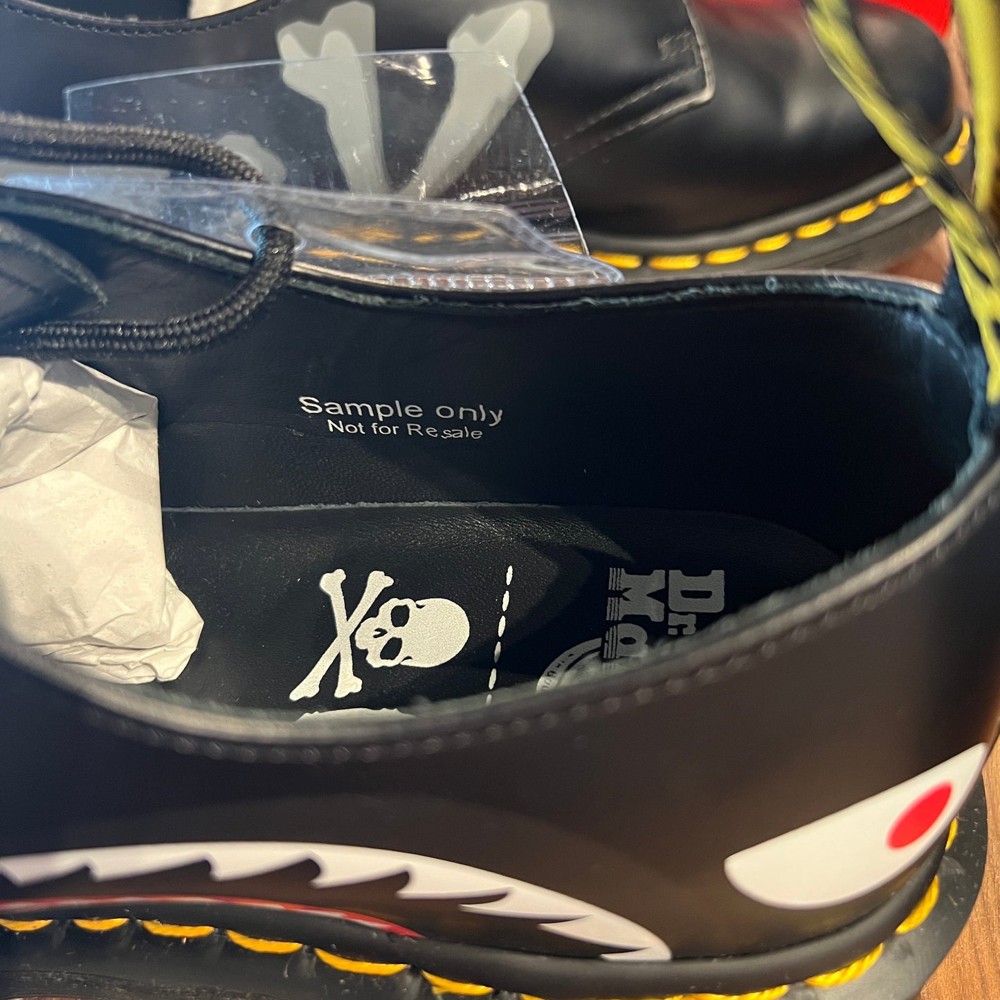 Dr. Martens BAPE x Mastermind SAMPLE Size 8 NEW