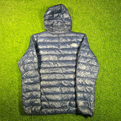 North Face Blue Micro Down Blue Jacket Size Large USED v17971