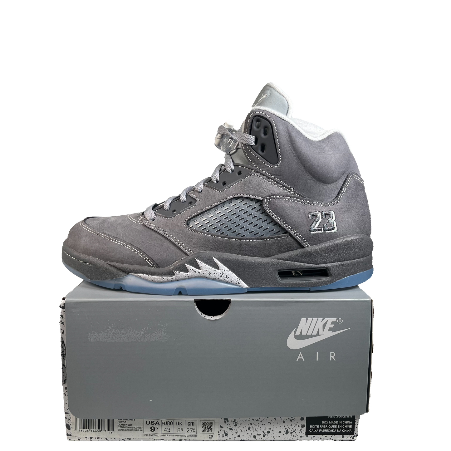 Jordan 5 Wolf Grey (2026) Size 9.5 NEW s22482
