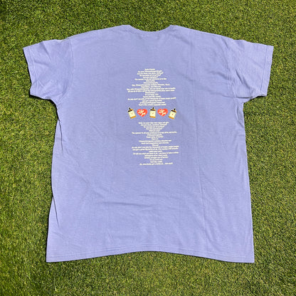 2003 I Love Lucy Vitameatavegamin Blue Tee Size XL NEW v16257