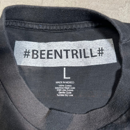 BeenTrill Free Cheif Keef Glory Boyz Black Longsleeve Size Large USED v19578