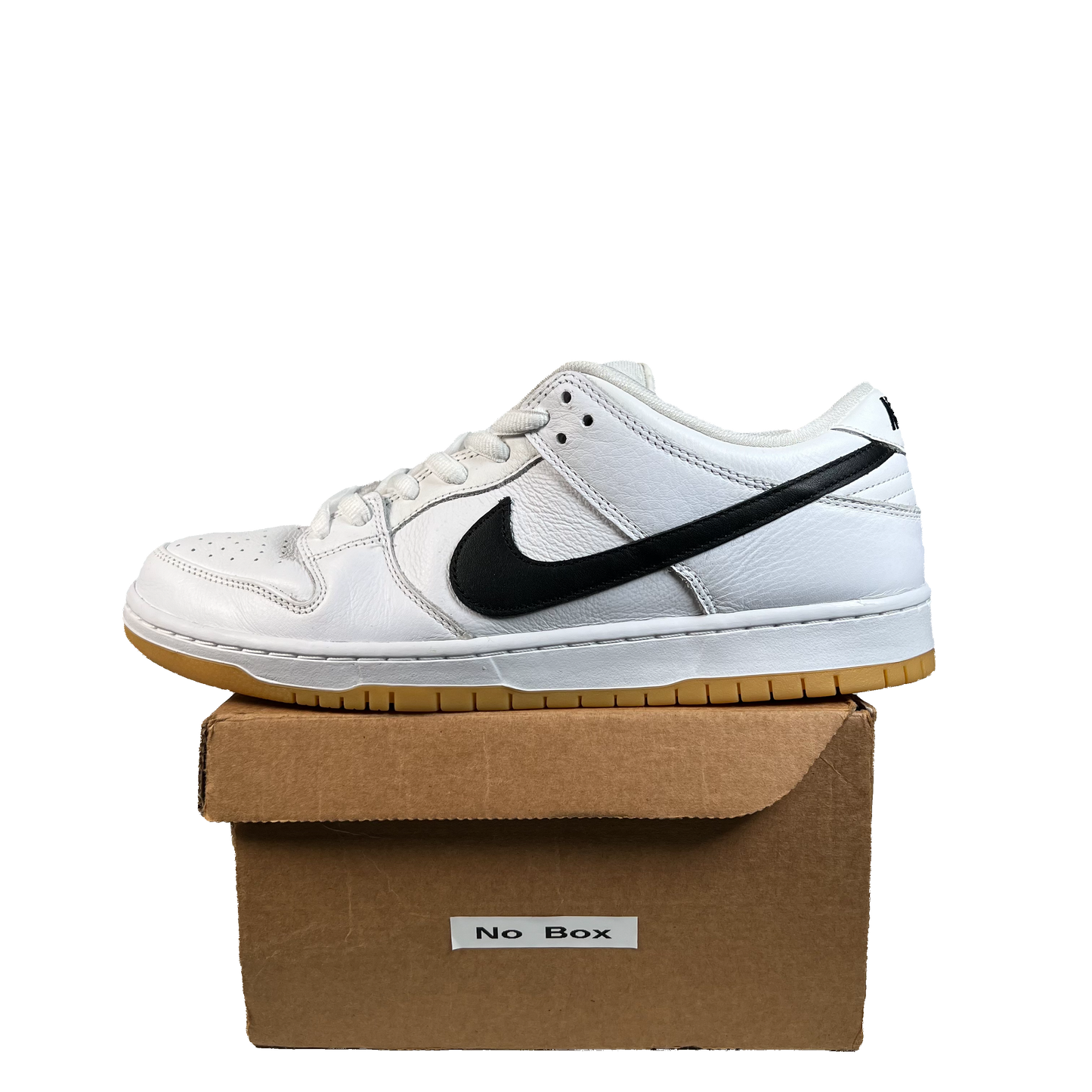 Nike SB Dunk White Gum (2023) Size 12 USED s21976