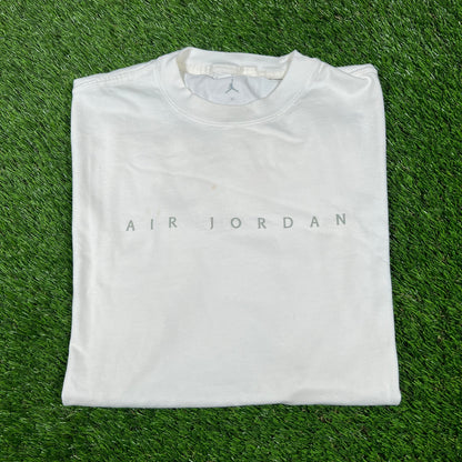 Jordan Union LA Air Jordan White Tee Size Medium USED x14666