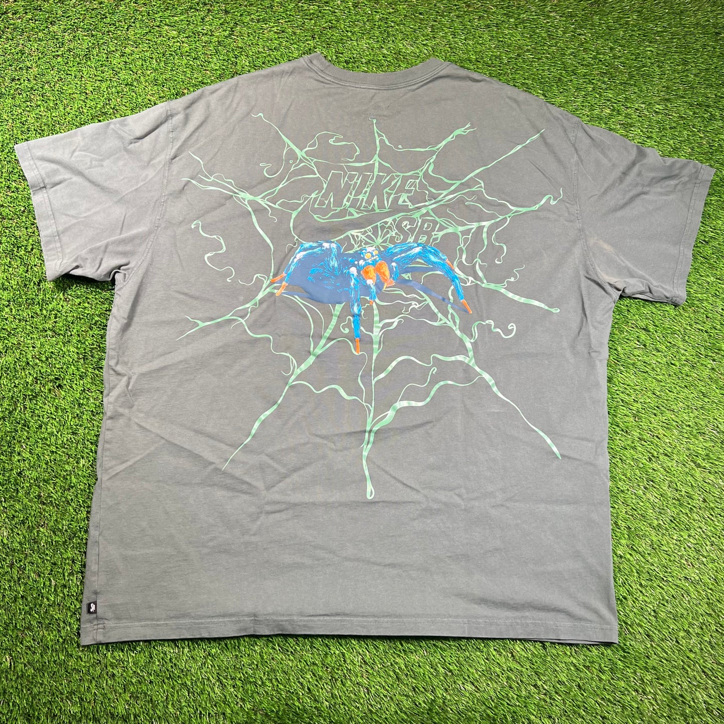 Nike SB OC Spider Glow-in-the-Dark Green Tee Size 3XL NEW v18291