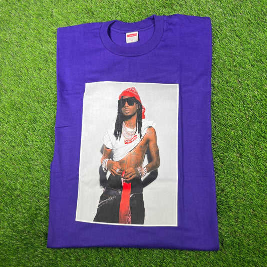 Supreme Playboi Carti Purple Portrait Tee Size XL NEW x15094