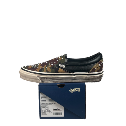 Vans LX Classic Slip On Pearlized Camo Black (2026) Size 10 NEW s22529