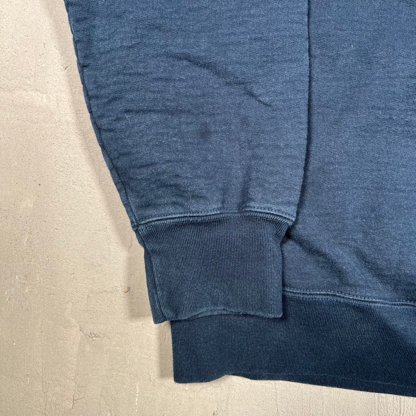 Supreme Zip Hooded Spellout Navy Blue Hoodie (2016) Size XL USED x16910