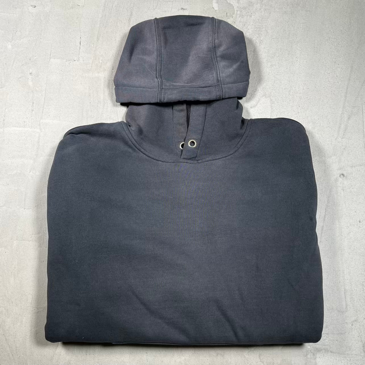 Carhartt Washed Black Distressed Hoodie Size Medium USED v20040