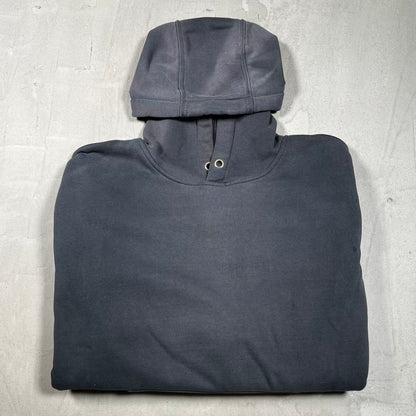 Carhartt Washed Black Distressed Hoodie Size Medium USED v20040