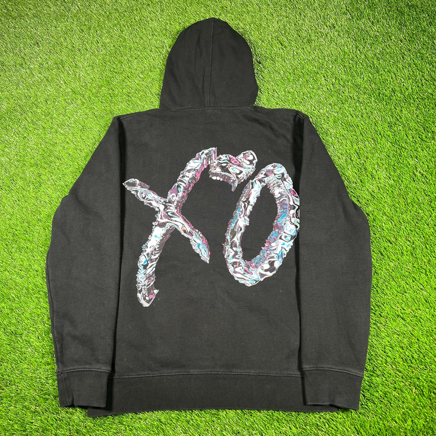 The Weekend Black After Hours XO Logo Hoodie Size Medium USED v16917