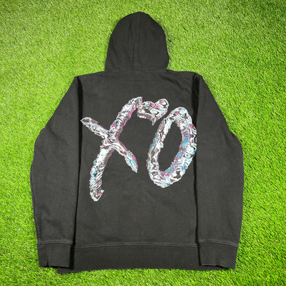 The Weekend Black After Hours XO Logo Hoodie Size Medium USED v16917