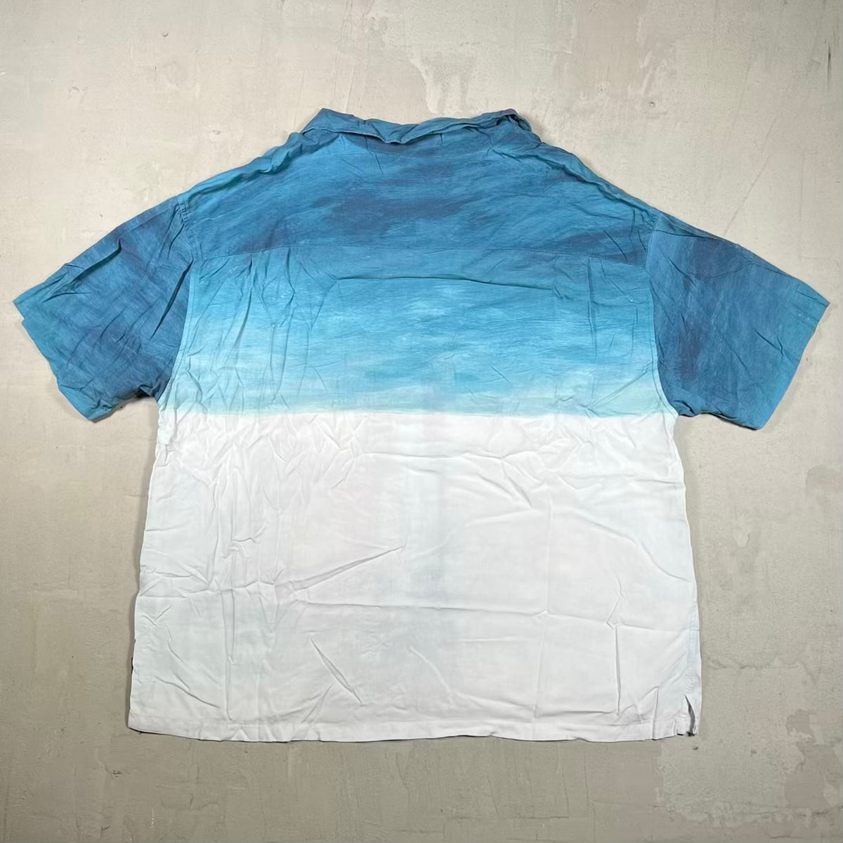 Stussy Dice Painting Button Up Shirt Size XL USED x18109