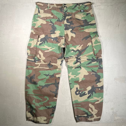 Supreme Woodland Camo Cargo Pants (2025) Size 38 USED x18779
