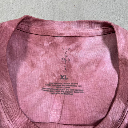 Cactus Jack McDonalds "Tell Em Jack" Mauve Tee Size XL USED x17614