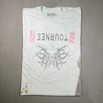 Travis Scott Circus Maximus "Tournee" White Tee Size XL USED x17355