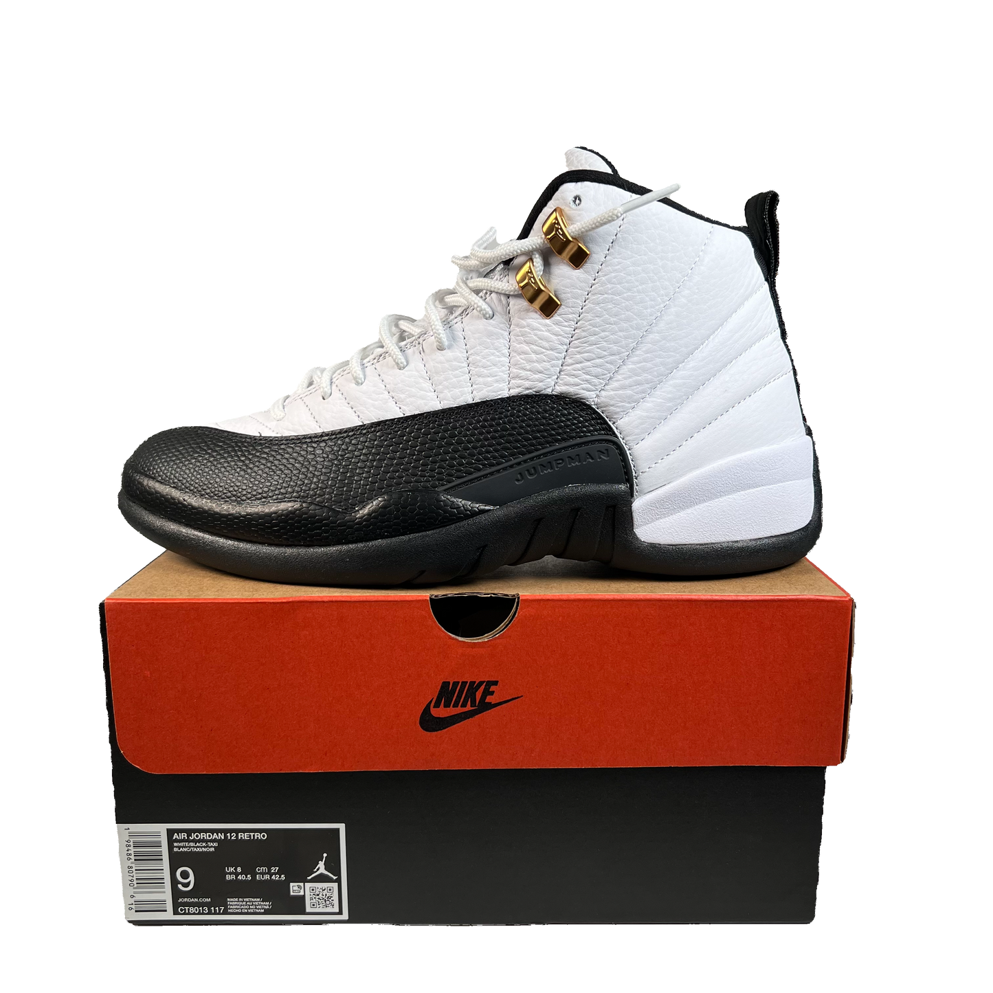 Jordan 12 Taxi (2025) Size 9 USED s22193