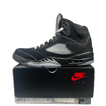 Jordan 5 Black Metallic Reimagined (2025) Size 11.5 USED s23764
