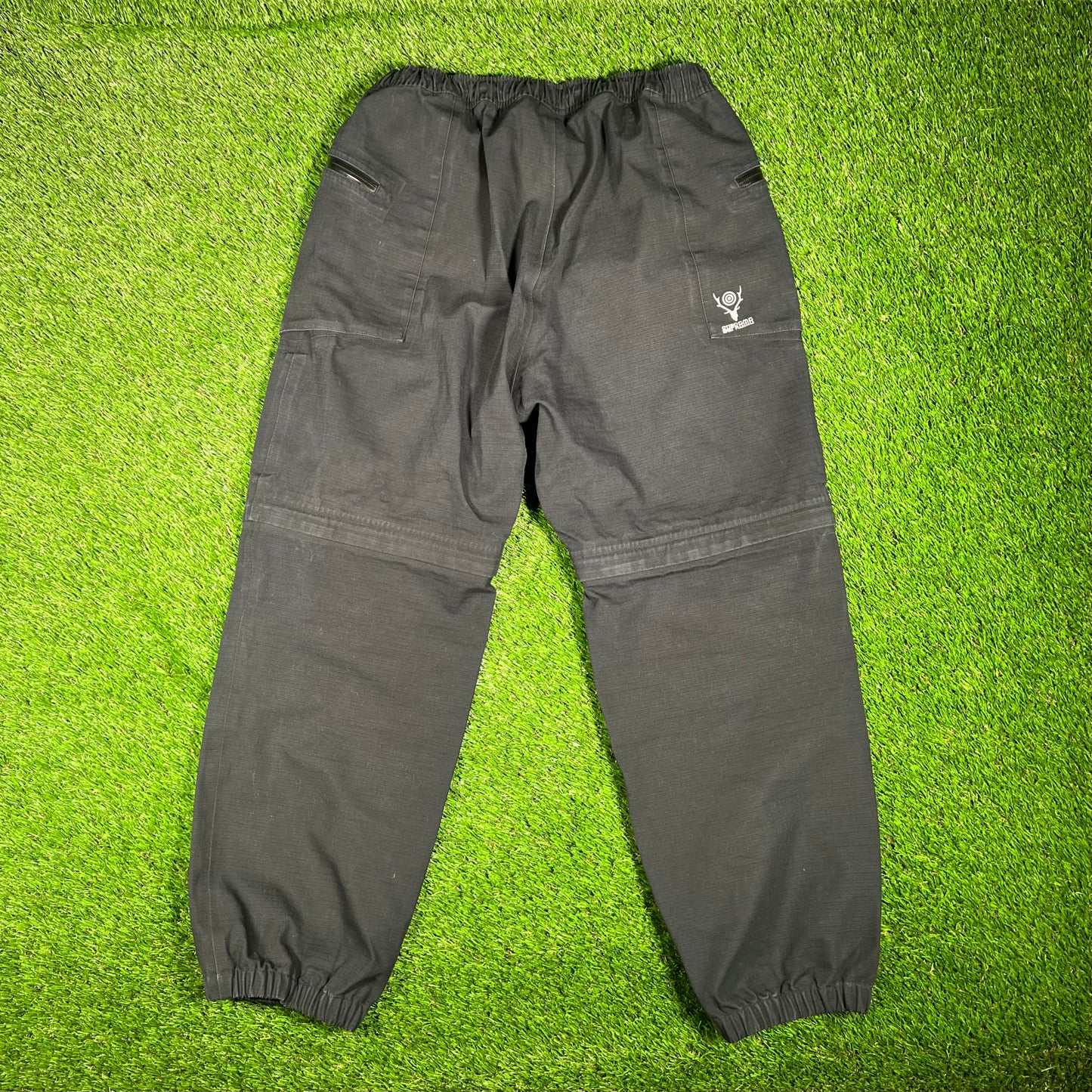 Supreme South2 West8 Black River Trek Pants (2021) Size Medium USED x15257