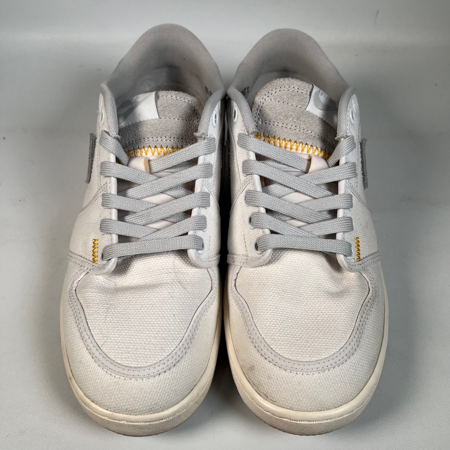 Jordan 1 Low Union White Canvas (2023) Size 8.5 USED s22302