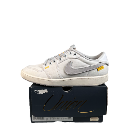 Jordan 1 Low Union White Canvas (2023) Size 8.5 USED s22302