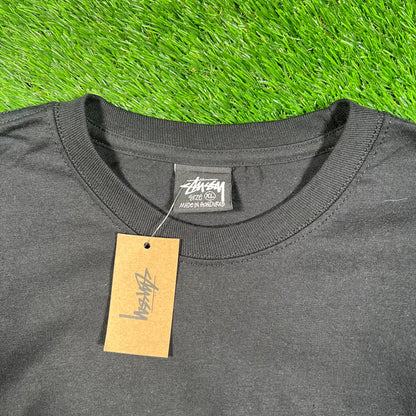 Stussy "Skate Tough" Black Tee Size XL NEW x15785