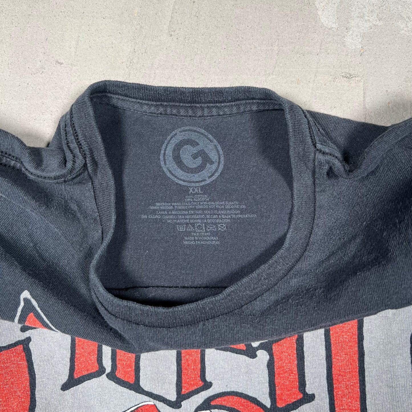 2012 Ghost Skeleton Preist Black Tee Size XXL USED v19208