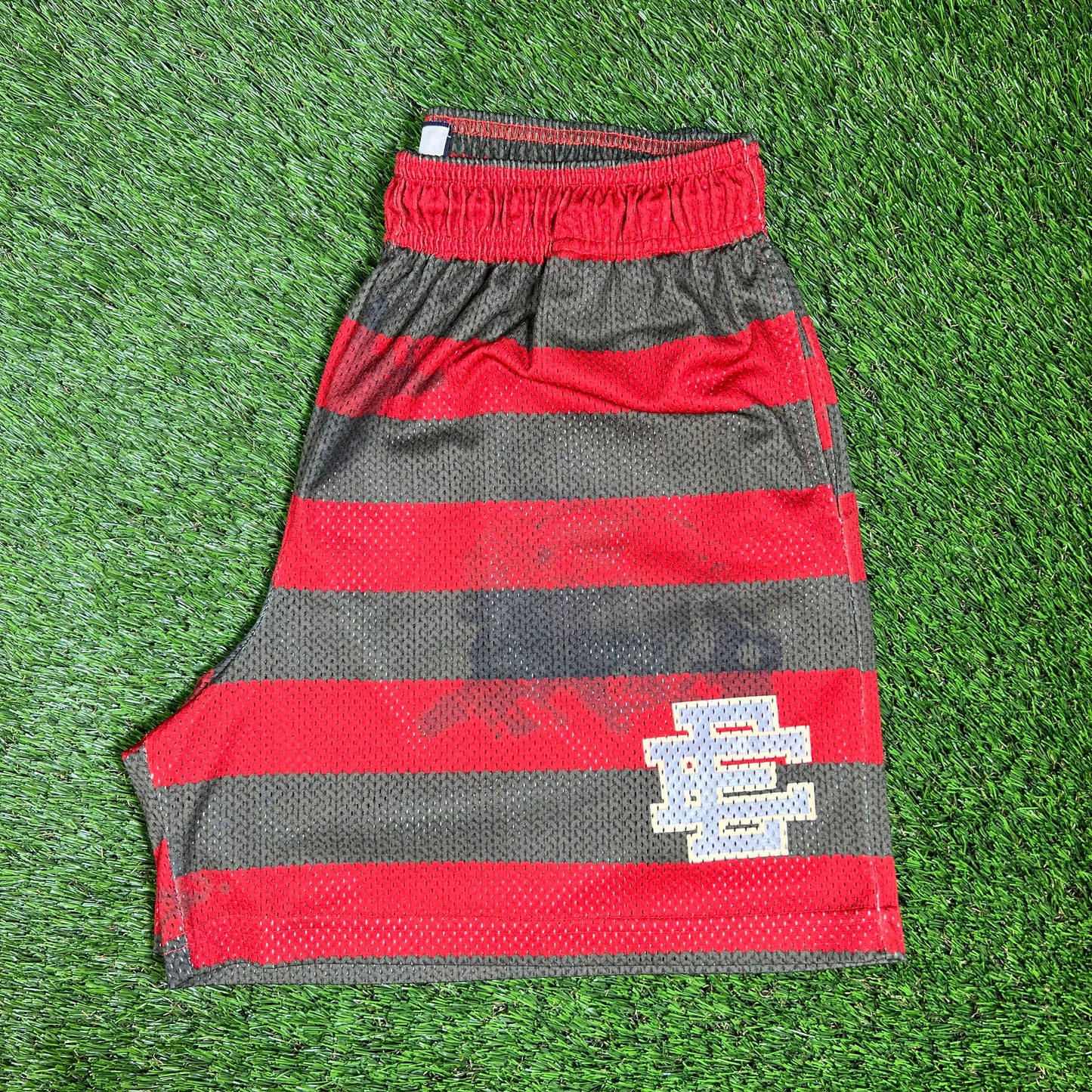 Eric Emanuel Freddy Krueger Red Shorts Size XL USED x14261